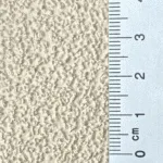 Modified synthetic rubber roller covering sand profile 1.8 mm white