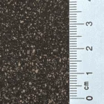 Cork rubber roller covering smooth 1.6 mm black and beige