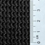 Synthetic rubber roller covering supergrip profile 4.9 mm black